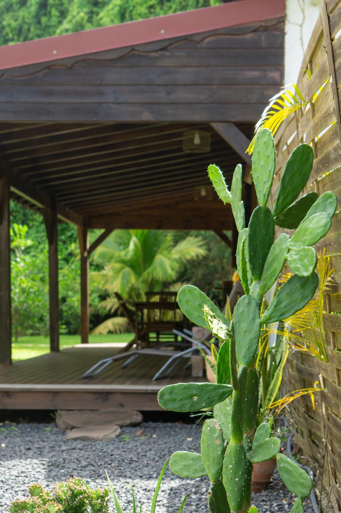 Villa Au Calme Avec Jacuzzi, Villa Le Boursoie Les Abymes Luaran gambar